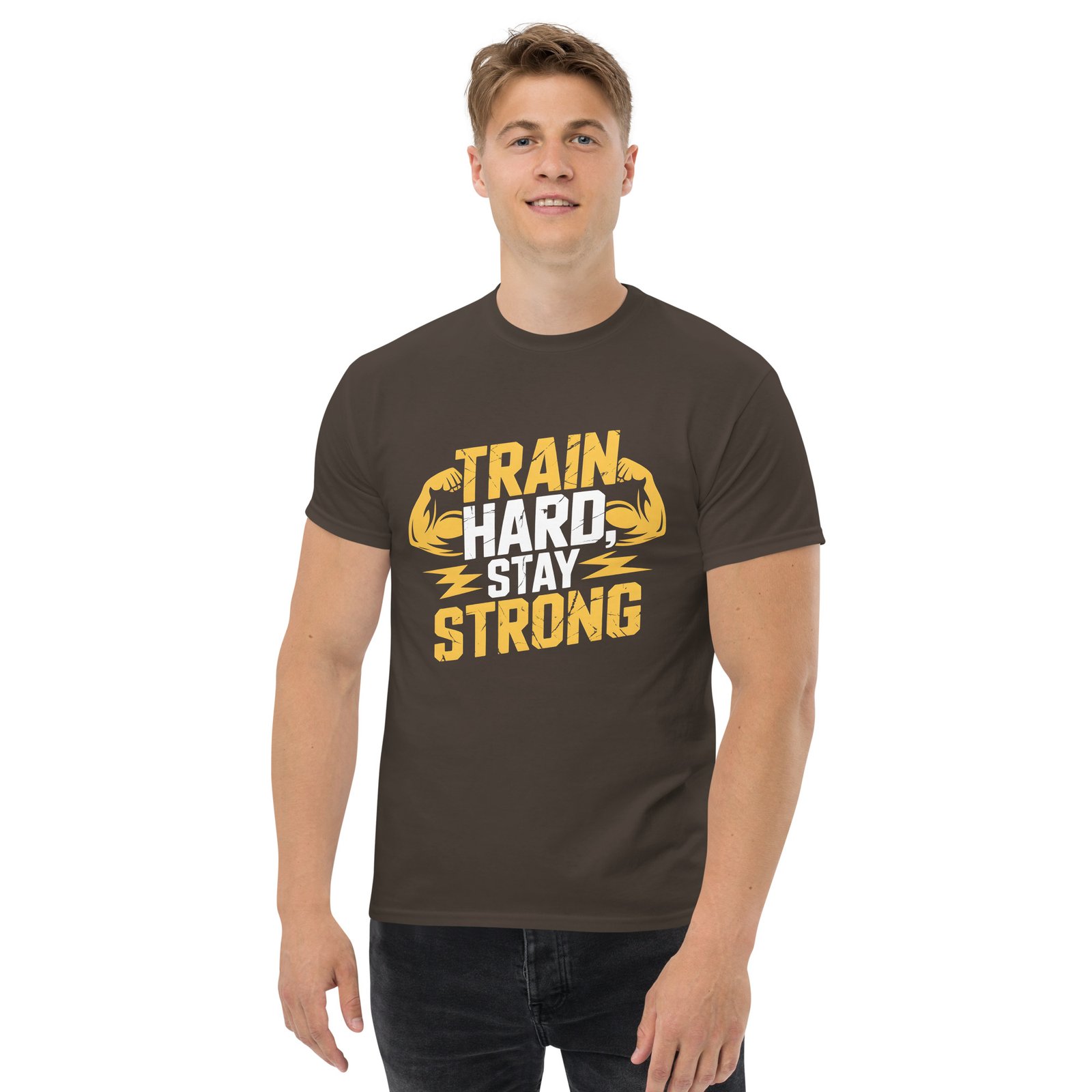 Train Hard, Stay Strong classic tee - Image 5