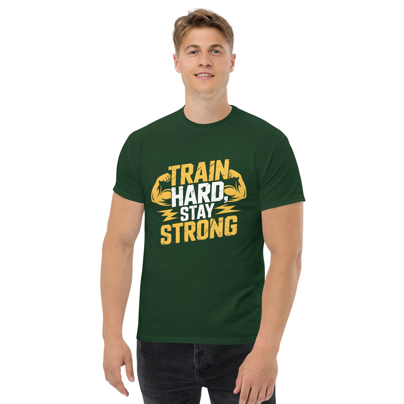 Train Hard, Stay Strong classic tee - Image 4