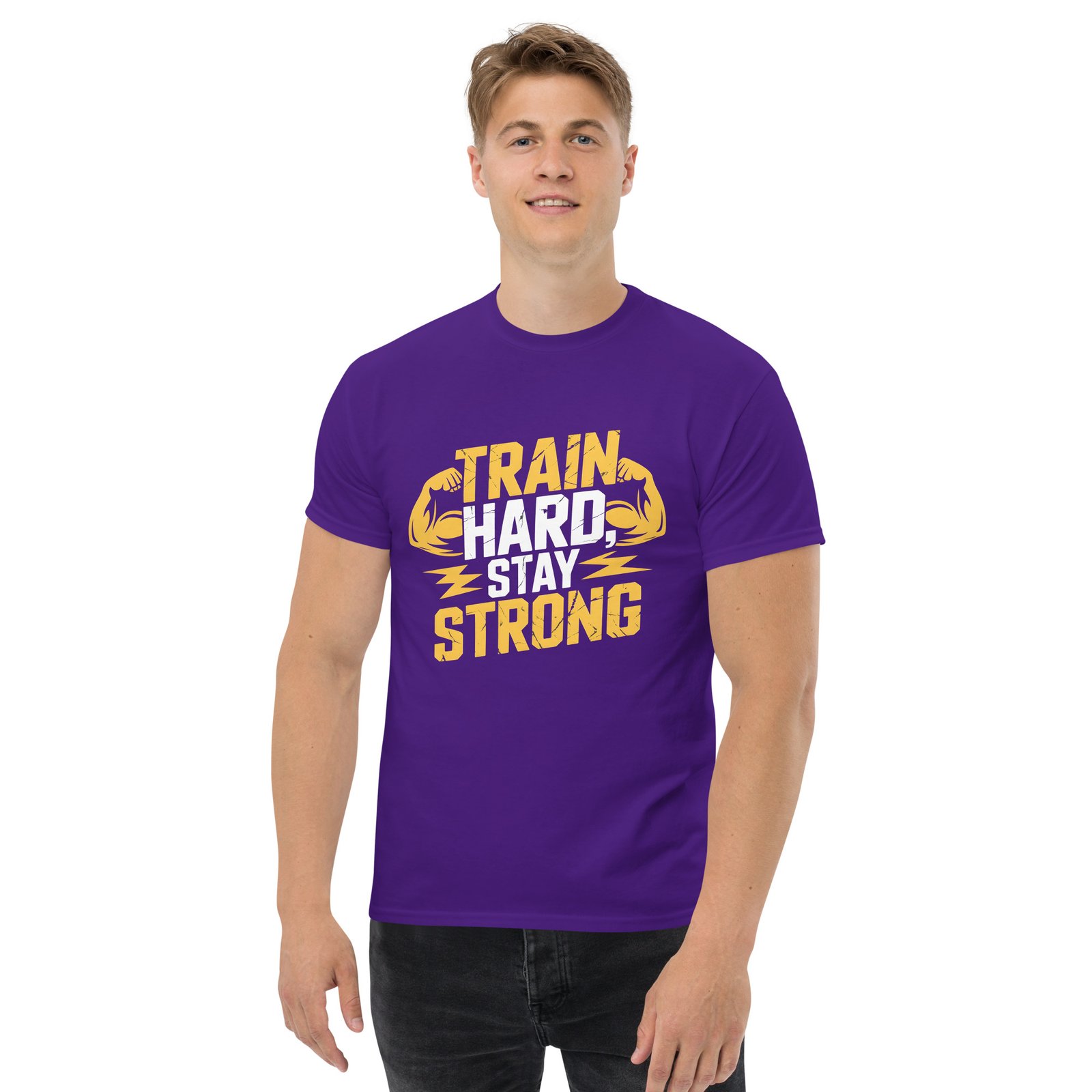 Train Hard, Stay Strong classic tee - Image 3