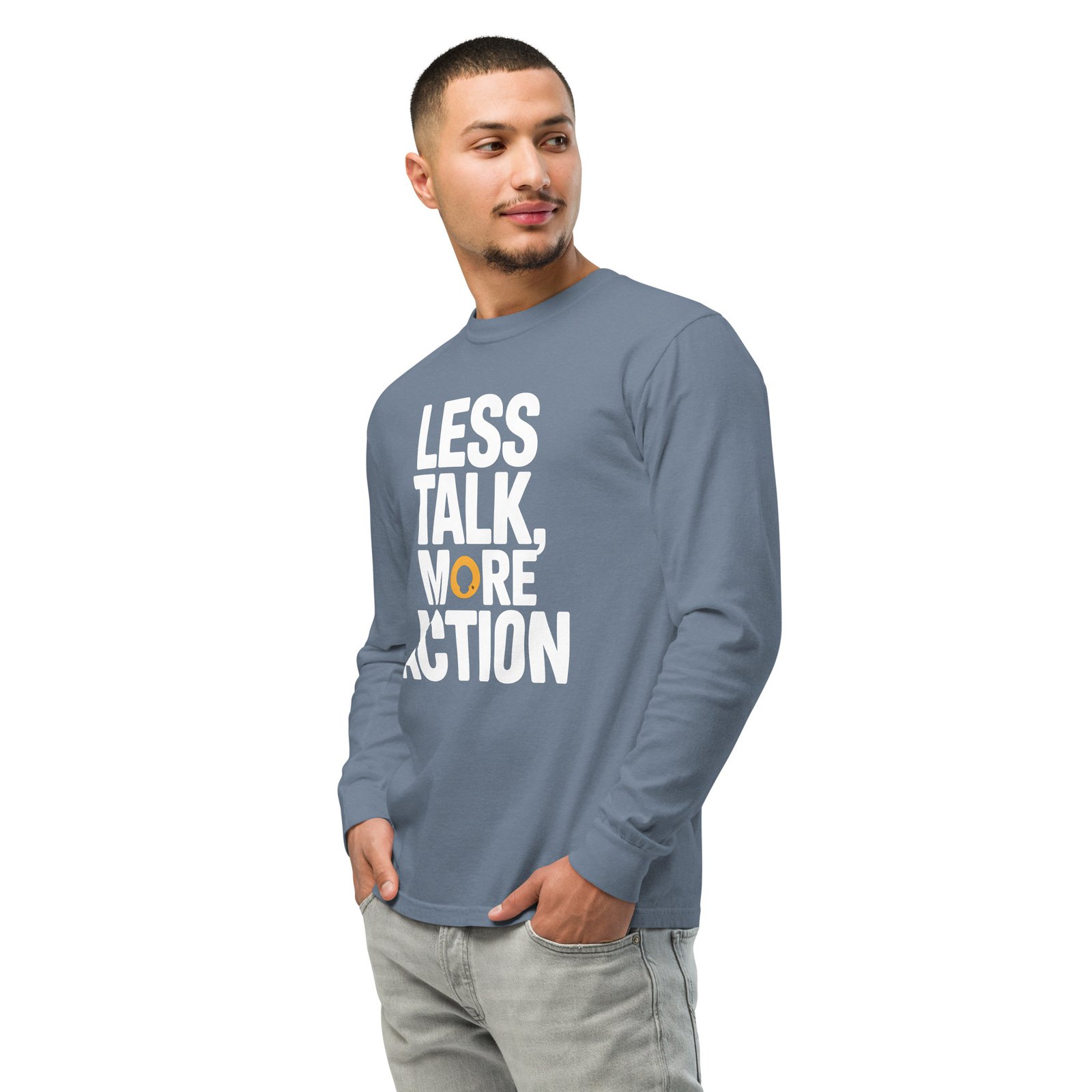 Less talk More Action long-sleeve shirt - Image 3