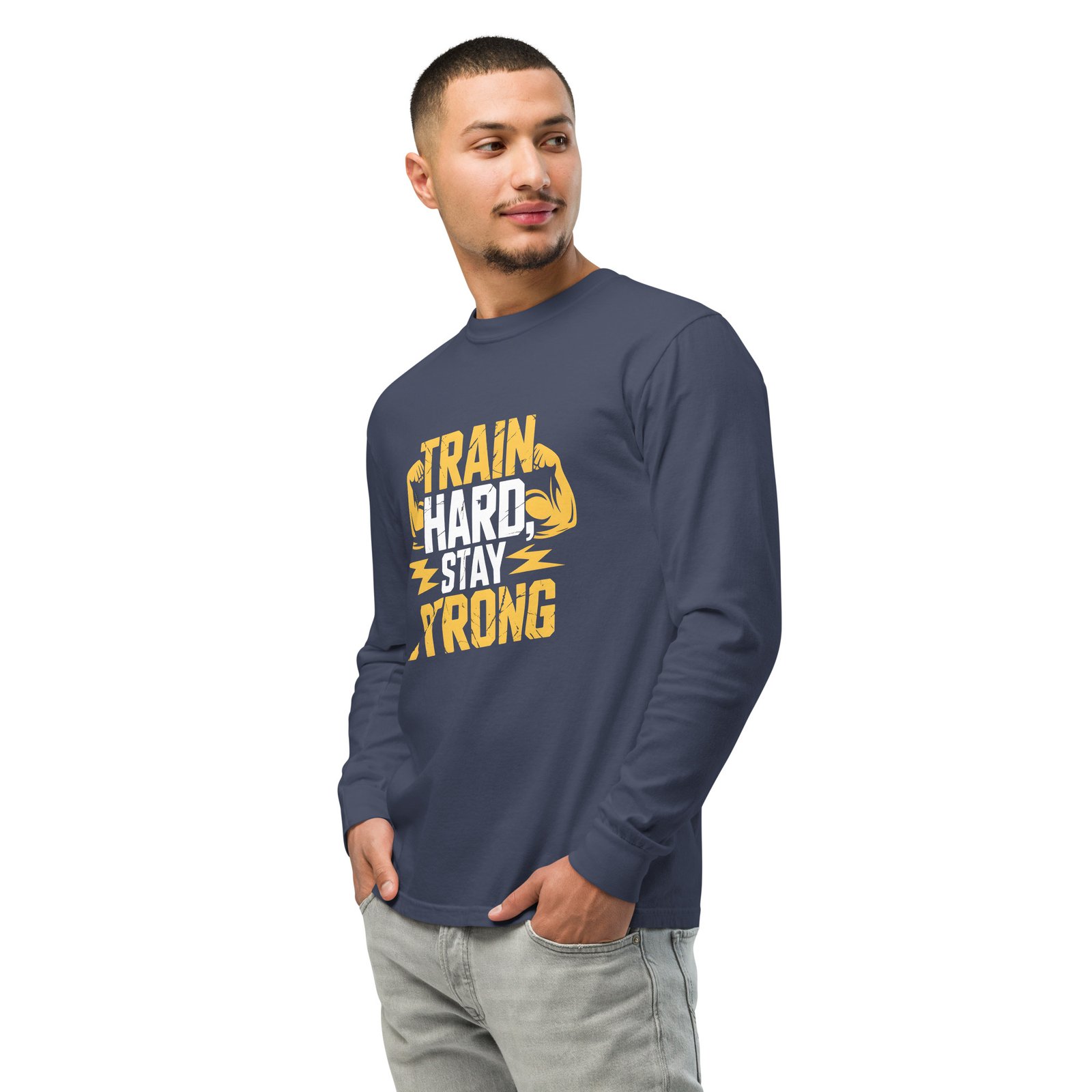 Train Hard, Stay Strong long-sleeve shirt - Image 2